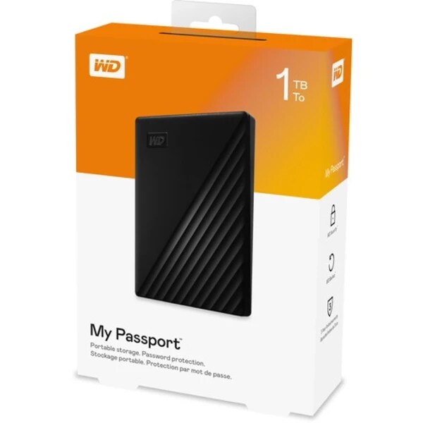 Western Digital My Passport Portable Hard Drive (1 TB)